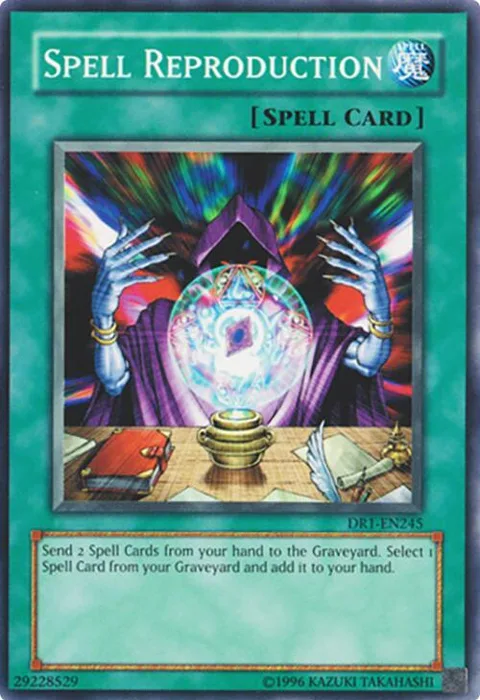 Spell Reproduction DR1-EN245 Yu-Gi-Oh card from Dark Revelation Volume 1