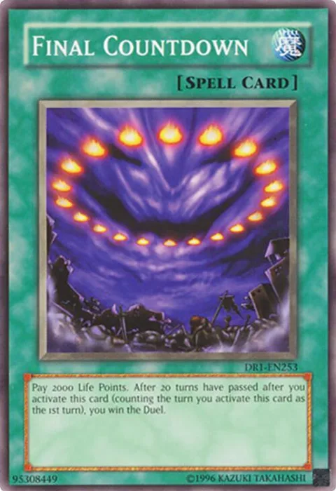 Final Countdown DR1-EN253 Yu-Gi-Oh card from Dark Revelation Volume 1