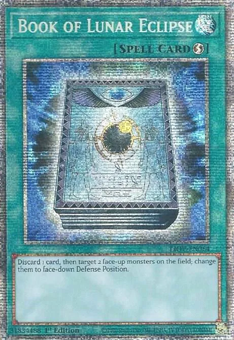 Book of Lunar Eclipse Starlight Rare LIOV-EN064 Yu-Gi-Oh card from Lightning Overdrive
