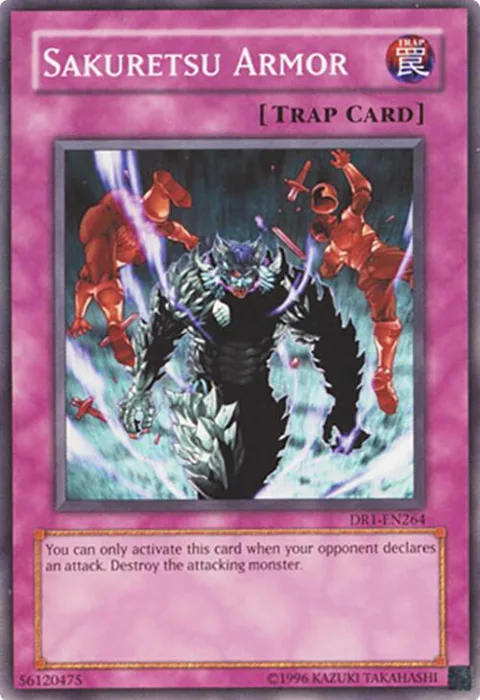 Sakuretsu Armor DR1-EN264 Yu-Gi-Oh card from Dark Revelation Volume 1