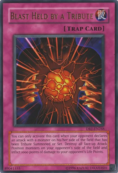 Blast Held by a Tribute DR1-EN266 Yu-Gi-Oh card from Dark Revelation Volume 1