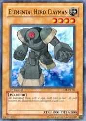 Elemental Hero Clayman TLM-EN003 Yu-Gi-Oh card from The Lost Millennium