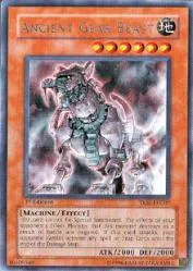 Ancient Gear Beast TLM-EN007 Unlimited Yu-Gi-Oh card from The Lost Millennium