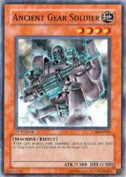 Ancient Gear Soldier TLM-EN008 Unlimited Yu-Gi-Oh card from The Lost Millennium