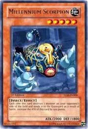 Millennium Scorpion TLM-EN009 Unlimited Yu-Gi-Oh card from The Lost Millennium