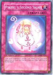 Pikeru's Second Sight TLM-EN050 1st Edition Yu-Gi-Oh card from The Lost Millennium