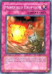 Minefield Eruption TLM-EN051 Yu-Gi-Oh card from The Lost Millennium