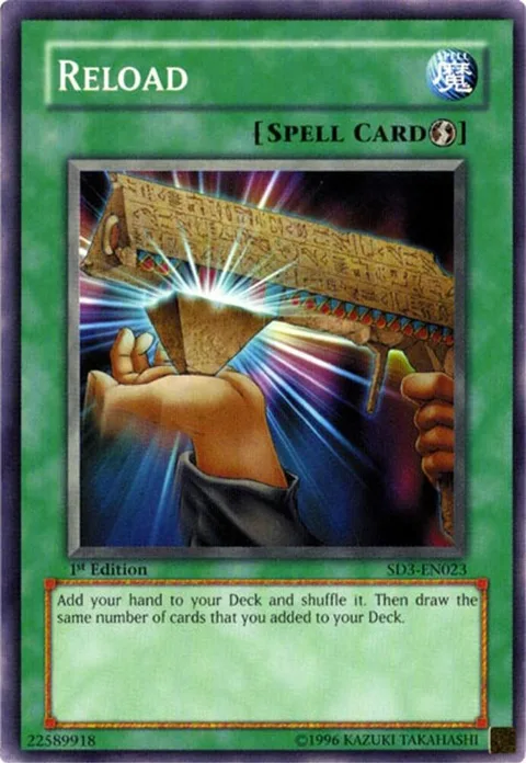 Reload SD3-EN023 Yu-Gi-Oh card from Structure Deck: Blaze of Destruction