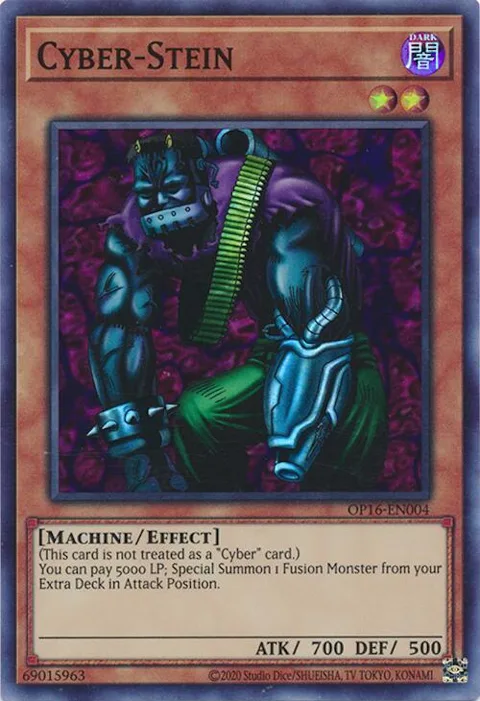 Cyber-Stein OP16-EN004 Yu-Gi-Oh card from OTS Tournament Pack 16