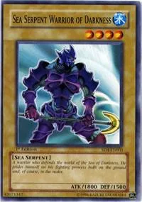 Sea Serpent Warrior of Darkness SD4-EN003 Yu-Gi-Oh card from Structure Deck: Fury from the Deep