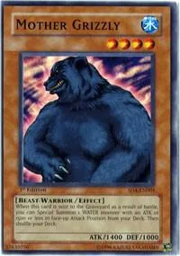 Mother Grizzly SD4-EN005 Yu-Gi-Oh card from Structure Deck: Fury from the Deep