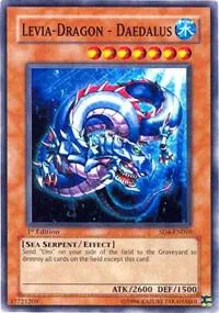 Levia-Dragon - Daedalus SD4-EN010 Yu-Gi-Oh card from Structure Deck: Fury from the Deep