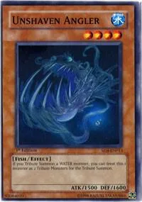 Unshaven Angler SD4-EN013 Yu-Gi-Oh card from Structure Deck: Fury from the Deep