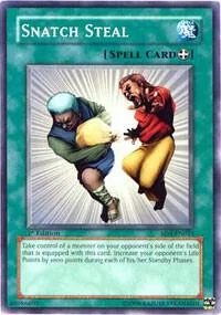 Snatch Steal SD4-EN015 Yu-Gi-Oh card from Structure Deck: Fury from the Deep