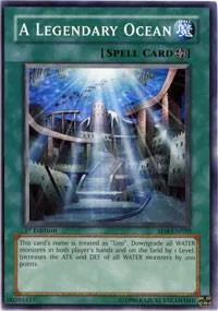 A Legendary Ocean SD4-EN020 Yu-Gi-Oh card from Structure Deck: Fury from the Deep