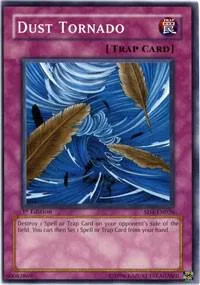 Dust Tornado SD4-EN026 Yu-Gi-Oh card from Structure Deck: Fury from the Deep