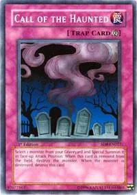 Call of the Haunted SD4-EN027 Yu-Gi-Oh card from Structure Deck: Fury from the Deep