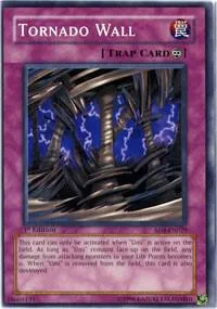 Tornado Wall SD4-EN029 Yu-Gi-Oh card from Structure Deck: Fury from the Deep