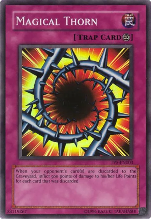 Magical Thorn TP5-EN003 Yu-Gi-Oh card from Tournament Pack 5