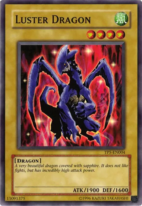 Luster Dragon TP5-EN004 Yu-Gi-Oh card from Tournament Pack 5