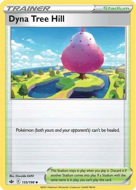 Dyna Tree Hill #135/198 Pokémon card from Chilling Reign