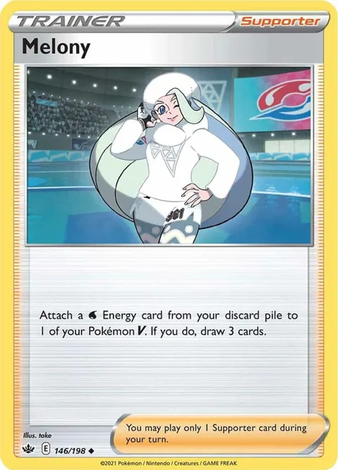 Melony #146/198 Pokémon card from Chilling Reign