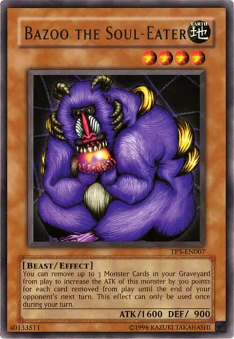 Bazoo the Soul-Eater TP5-EN007 Yu-Gi-Oh card from Tournament Pack 5