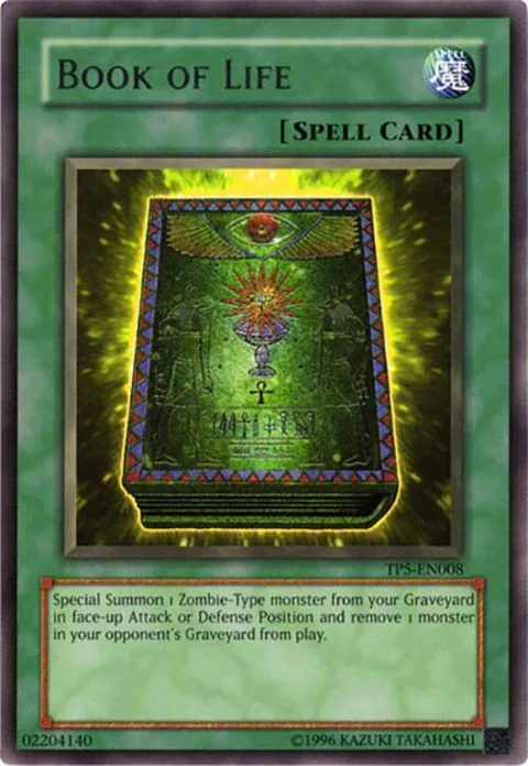 Book of Life TP5-EN008 Yu-Gi-Oh card from Tournament Pack 5