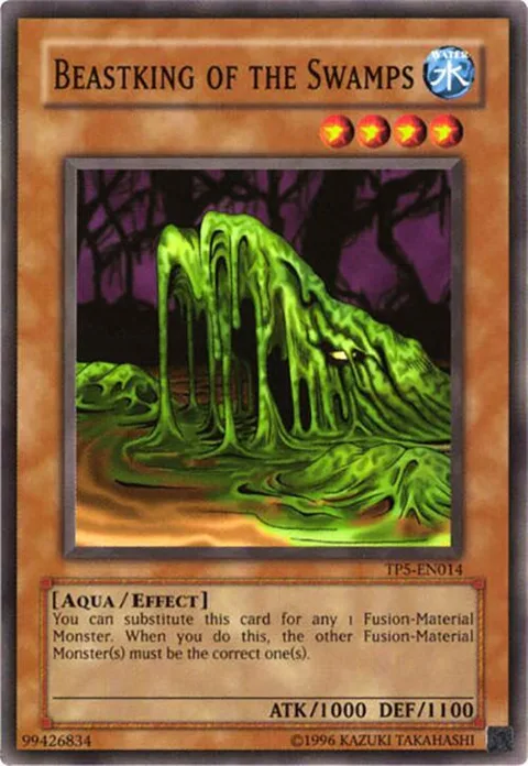 Beastking of the Swamps TP5-EN014 Yu-Gi-Oh card from Tournament Pack 5