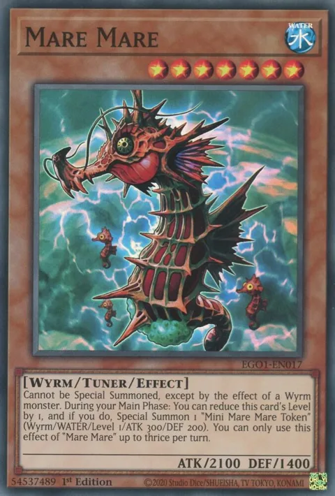 Mare Mare EGO1-EN017 Yu-Gi-Oh card from Egyptian God Deck: Obelisk the Tormentor