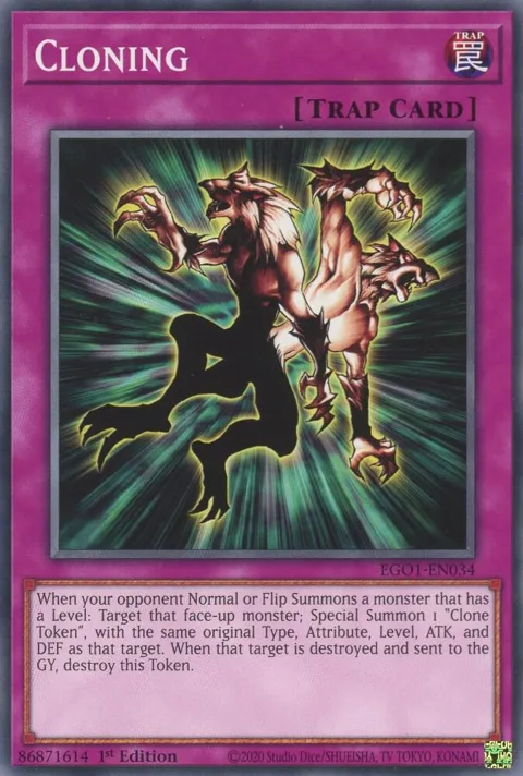 Cloning EGO1-EN034 Yu-Gi-Oh card from Egyptian God Deck: Obelisk the Tormentor