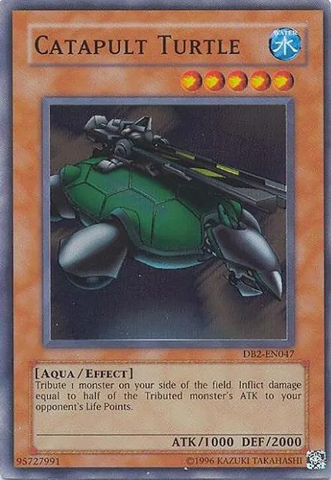 Catapult Turtle DB2-EN047 Yu-Gi-Oh card from Dark Beginning 2