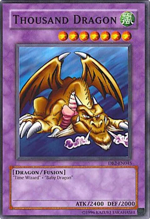 Thousand Dragon DB2-EN045 Yu-Gi-Oh card from Dark Beginning 2