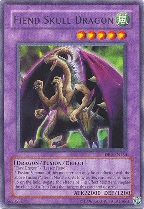 Fiend Skull Dragon DB2-EN154 Yu-Gi-Oh card from Dark Beginning 2