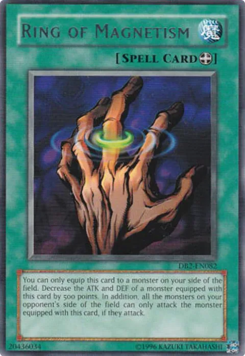 Ring of Magnetism DB2-EN082 Yu-Gi-Oh card from Dark Beginning 2
