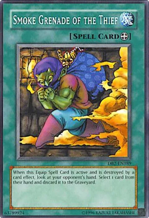 Smoke Grenade of the Thief DB2-EN189 Yu-Gi-Oh card from Dark Beginning 2