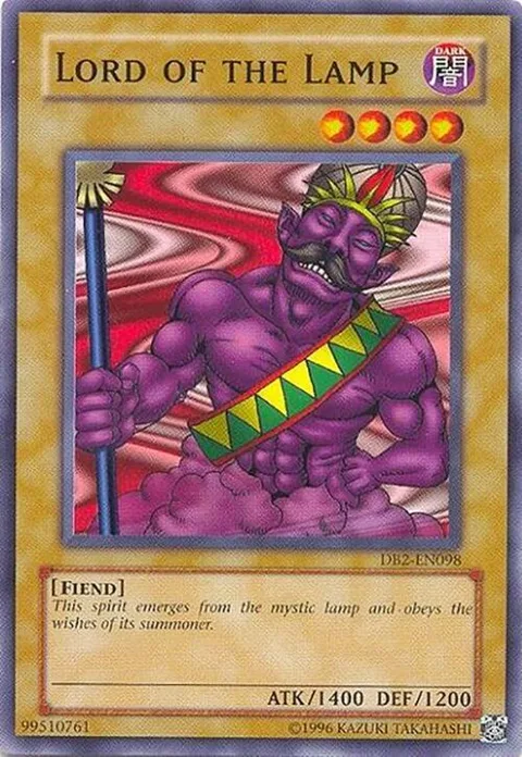 Lord of the Lamp DB2-EN098 Yu-Gi-Oh card from Dark Beginning 2
