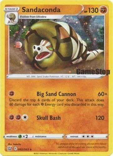 Sandaconda - 082/163 Gamestop Exclusive #082/163 Holofoil Pokémon card from Miscellaneous Cards & Products
