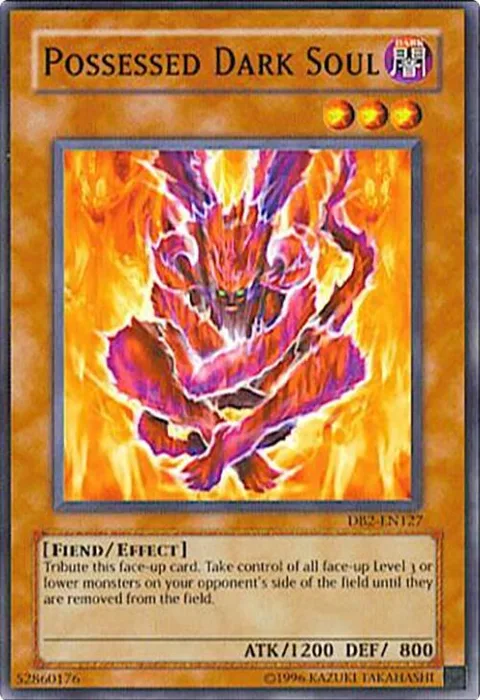 Possessed Dark Soul DB2-EN127 Yu-Gi-Oh card from Dark Beginning 2