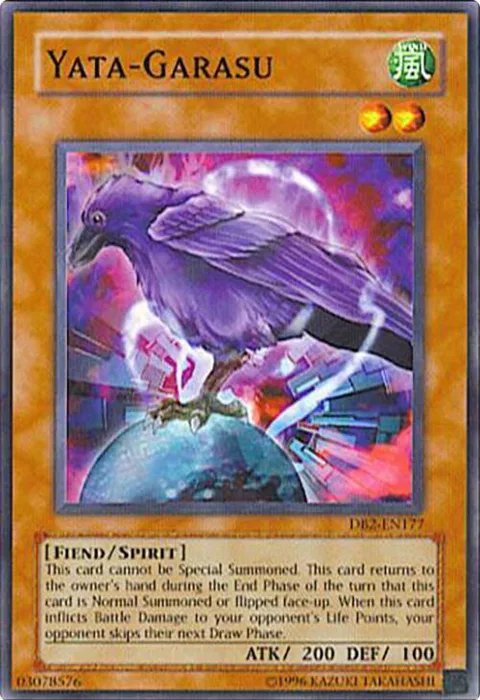Yata-Garasu DB2-EN177 Yu-Gi-Oh card from Dark Beginning 2