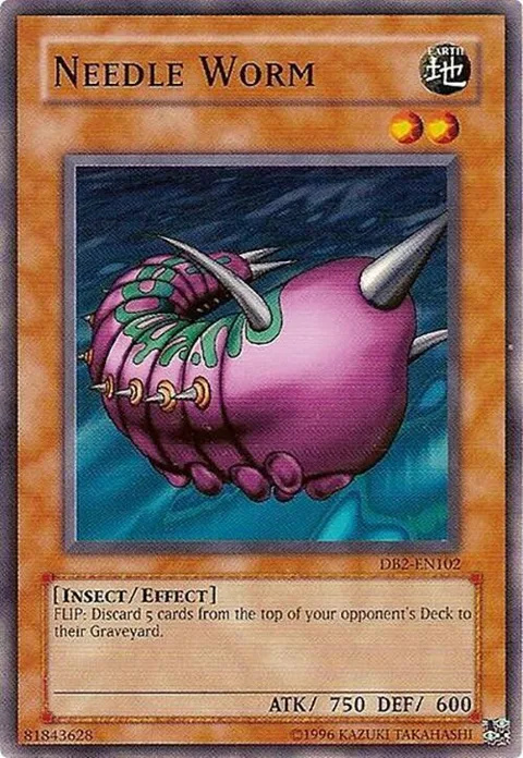 Needle Worm DB2-EN102 Yu-Gi-Oh card from Dark Beginning 2