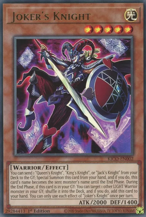 Joker's Knight KICO-EN002 Yu-Gi-Oh card from King's Court