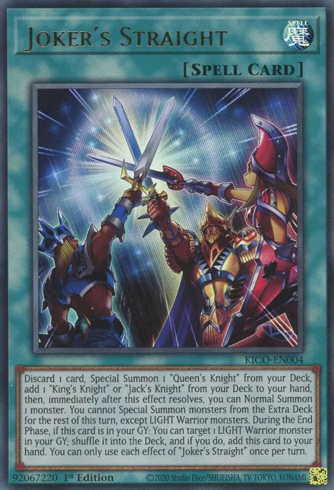 Joker's Straight KICO-EN004 Yu-Gi-Oh card from King's Court