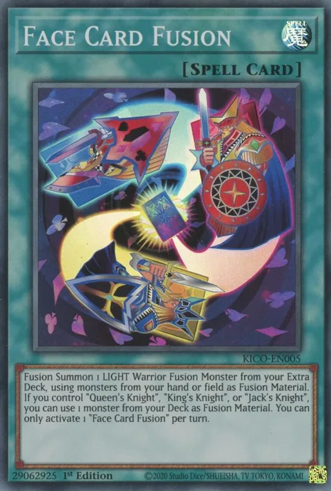 Face Card Fusion KICO-EN005 Yu-Gi-Oh card from King's Court