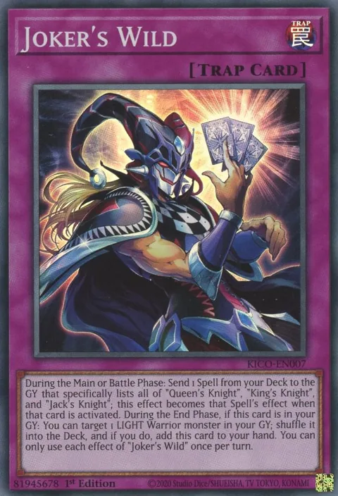 Joker's Wild KICO-EN007 Yu-Gi-Oh card from King's Court