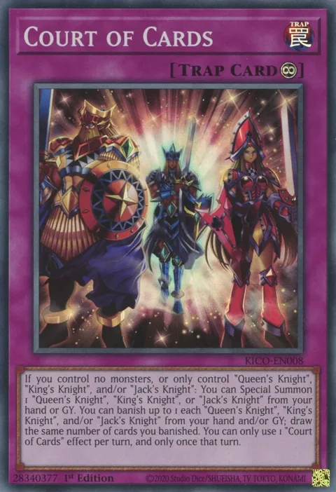 Court of Cards KICO-EN008 Yu-Gi-Oh card from King's Court