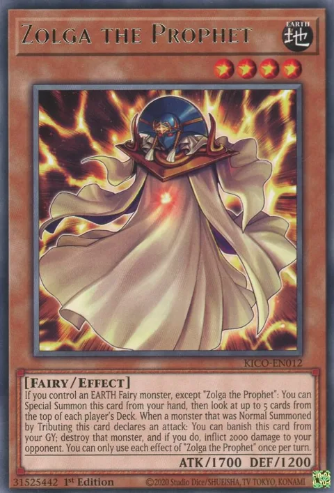 Zolga the Prophet KICO-EN012 Yu-Gi-Oh card from King's Court