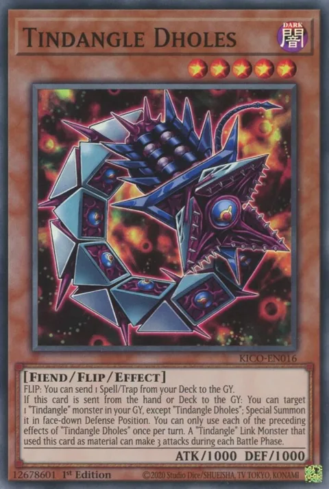 Tindangle Dholes KICO-EN016 Yu-Gi-Oh card from King's Court