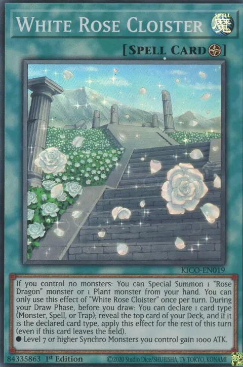 White Rose Cloister KICO-EN019 Yu-Gi-Oh card from King's Court