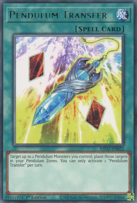 Pendulum Transfer KICO-EN022 Yu-Gi-Oh card from King's Court